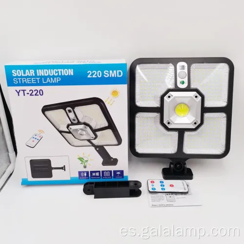 Lámpara de pared de seguridad solar ajustable IP65 IP65